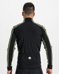 SPORTFUL Jachetă rezistentă la vânt de ciclism - NEO SOFTSHELL - verde/negru