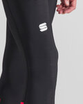 SPORTFUL Pantaloni de ciclism lungi cu bretele - CLASSIC - negru/roșu