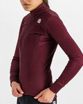 SPORTFUL Tricou de cilism pentru iarnă cu mânecă lungă - KELLY THERMAL - bordo