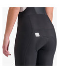 SPORTFUL Pantaloni de ciclism lungi cu bretele - BODYFIT CLASSIC - negru