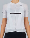 SPORTFUL Tricou de ciclism cu mânecă scurtă - EVO - alb