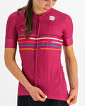 SPORTFUL Tricou de ciclism cu mânecă scurtă - VELODROME - ciclamen