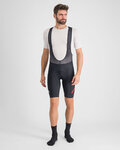SPORTFUL Pantaloni scurți de ciclism cu bretele - FIANDRE PRO LIGHT - negru