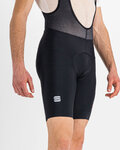 SPORTFUL Pantaloni scurți de ciclism cu bretele - FIANDRE PRO LIGHT - negru