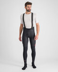 SPORTFUL Pantaloni de ciclism lungi cu bretele - FIANDRE - negru