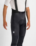 SPORTFUL Pantaloni de ciclism lungi cu bretele - FIANDRE - negru