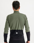 SPORTFUL Jachetă rezistentă la vânt de ciclism - TOTAL COMFORT - verde/negru