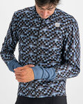 SPORTFUL Jachetă termoizolantă de ciclism - PIXEL - albastru