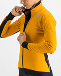 SPORTFUL Jachetă rezistentă la vânt de ciclism - FIANDRE MEDIUM - galben/negru