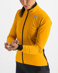 SPORTFUL Jachetă rezistentă la vânt de ciclism - FIANDRE MEDIUM - galben/negru