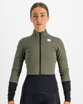 SPORTFUL Jachetă rezistentă la vânt de ciclism - TOTAL COMFORT - verde/negru