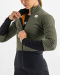 SPORTFUL Jachetă rezistentă la vânt de ciclism - TOTAL COMFORT - verde/negru