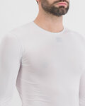 SPORTFUL Tricou de ciclism cu mânecă lungă - MIDWEIGHT LAYER - alb