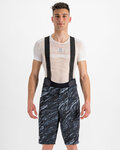 SPORTFUL Pantaloni scurți de ciclism cu bretele - CLIFF GIARA - negru