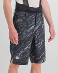 SPORTFUL Pantaloni scurți de ciclism cu bretele - CLIFF GIARA - negru