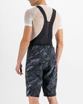SPORTFUL Pantaloni scurți de ciclism cu bretele - CLIFF GIARA - negru