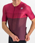 SPORTFUL Tricou de ciclism cu mânecă scurtă - LIGHT PRO - bordo