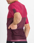 SPORTFUL Tricou de ciclism cu mânecă scurtă - LIGHT PRO - bordo