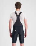 SPORTFUL Pantaloni scurți de ciclism cu bretele - BODYFIT CLASSIC - negru