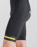 SPORTFUL Pantaloni scurți de ciclism cu bretele - NEO - negru/galben