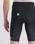 SPORTFUL Pantaloni scurți de ciclism fără bretele - NEO - negru/alb