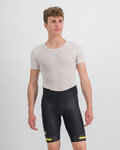 SPORTFUL Pantaloni scurți de ciclism fără bretele - NEO - galben/negru