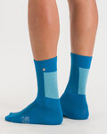 SPORTFUL Șosete clasice de ciclism - SNAP - turcoaz