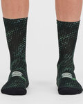 SPORTFUL Șosete clasice de ciclism - SUPERGIARA - verde/negru