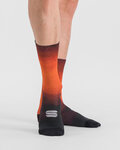 SPORTFUL Șosete clasice de ciclism - SUPERGIARA - portocaliu/negru