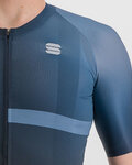 SPORTFUL Tricou de ciclism cu mânecă scurtă - BOMBER - negru/albastru