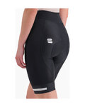 SPORTFUL Pantaloni scurți de ciclism fără bretele - NEO - negru/alb