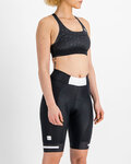 SPORTFUL Pantaloni scurți de ciclism fără bretele - NEO - negru/alb