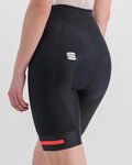 SPORTFUL Pantaloni scurți de ciclism fără bretele - NEO - negru/roșu