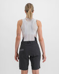 SPORTFUL Pantaloni scurți de ciclism fără bretele - GIARA W - negru