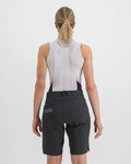 SPORTFUL Pantaloni scurți de ciclism fără bretele - GIARA - negru