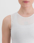 SPORTFUL Tricou de ciclism fără mâneci - PRO BASELAYER - alb