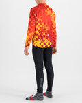 SPORTFUL Tricou de cilism pentru iarnă cu mânecă lungă - KID THERMAL - roșu/galben