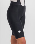SPORTFUL Pantaloni scurți de ciclism cu bretele - GIARA - negru