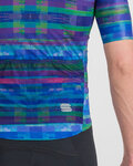 SPORTFUL Tricou de ciclism cu mânecă scurtă - GLITCH BOMBER - albastru