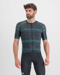 SPORTFUL Tricou de ciclism cu mânecă scurtă - GLITCH BOMBER - negru/multicolor