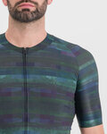 SPORTFUL Tricou de ciclism cu mânecă scurtă - GLITCH BOMBER - negru/multicolor