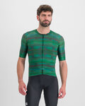 SPORTFUL Tricou de ciclism cu mânecă scurtă - GLITCH BOMBER - verde