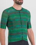 SPORTFUL Tricou de ciclism cu mânecă scurtă - GLITCH BOMBER - verde