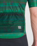 SPORTFUL Tricou de ciclism cu mânecă scurtă - GLITCH BOMBER - verde