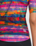 SPORTFUL Tricou de ciclism cu mânecă scurtă - GLITCH BOMBER - multicolor
