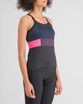 SPORTFUL Maiou de ciclism - SNAP W - negru/albastru