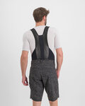 SPORTFUL Pantaloni scurți de ciclism fără bretele - SKY RIDER GIARA - negru
