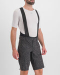 SPORTFUL Pantaloni scurți de ciclism fără bretele - SKY RIDER GIARA - negru