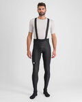 SPORTFUL Pantaloni de ciclism lungi cu bretele - BODYFIT PRO - negru