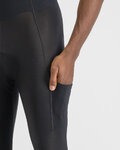SPORTFUL Pantaloni de ciclism lungi cu bretele - SUPERGIARA - negru